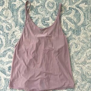 Lululemon sheer ballet tank size 6 light mauve EUC